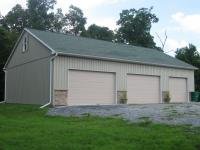 40' x 60' x 10' with stone wainscoting